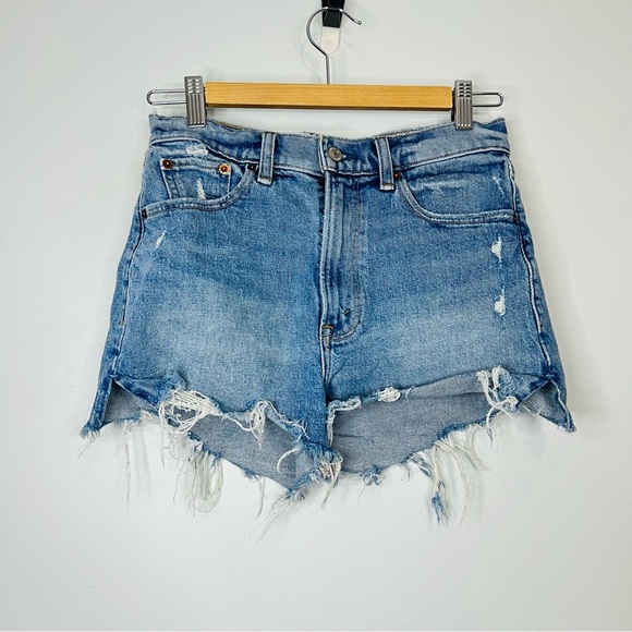 Abercrombie high rise mom jeans blue size 25/0 - Picture 2 of 6